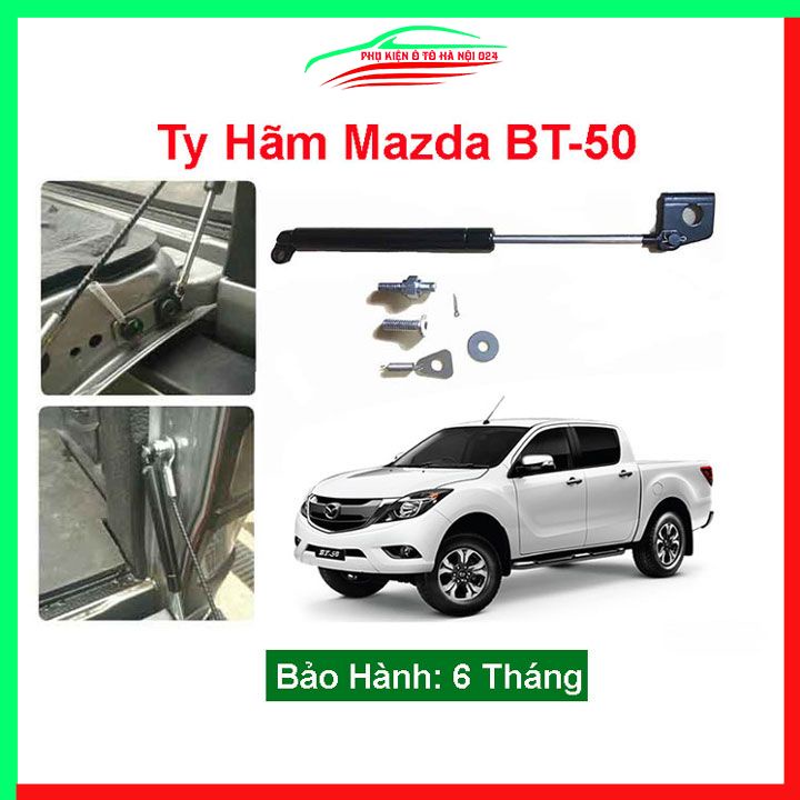 Ty hãm bưởng cốp sau thanh thủy lực cho xe bán tải Mazda BT-50, Bt50 nâng hạ nắp thùng