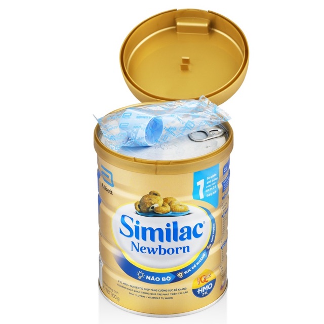 [mẫu mới date mới nhất] Similac đủ số 1-2-3-4 lon sắt IQ HMO