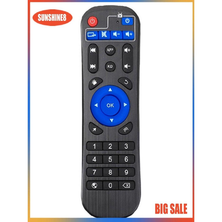 【SUN】TV Box Remote Control Replacement For Q Plus T95 Max/Z H96 X96 S912 Controller