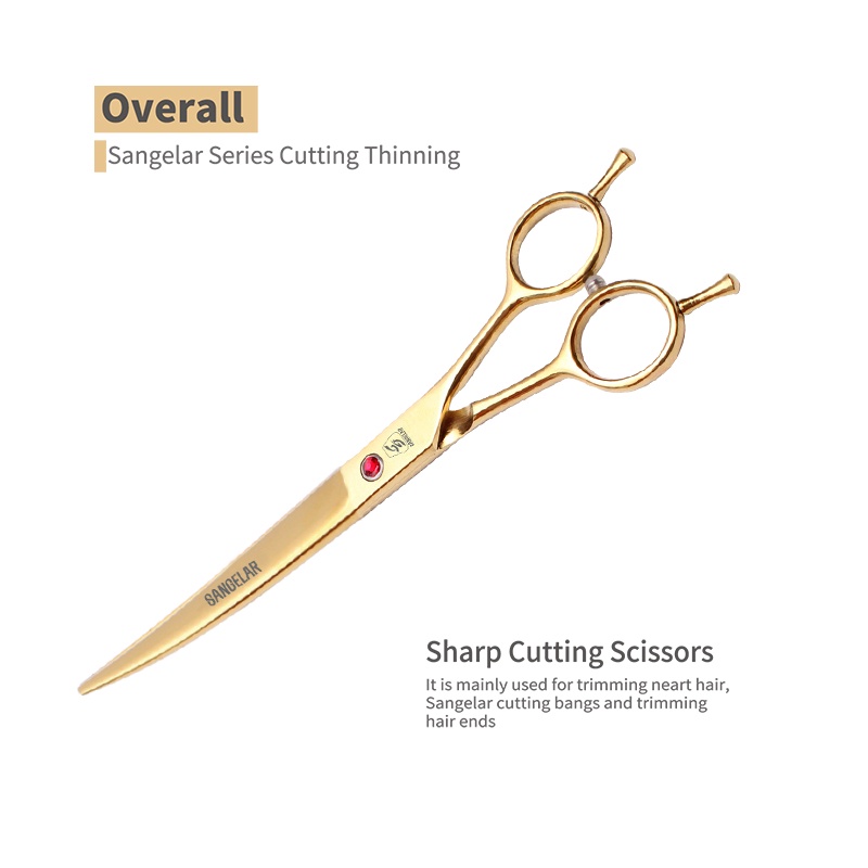 Sangelar Kéo Cắt Tỉa Lông Thú Cưng 7 inch Chuyên Nghiệp