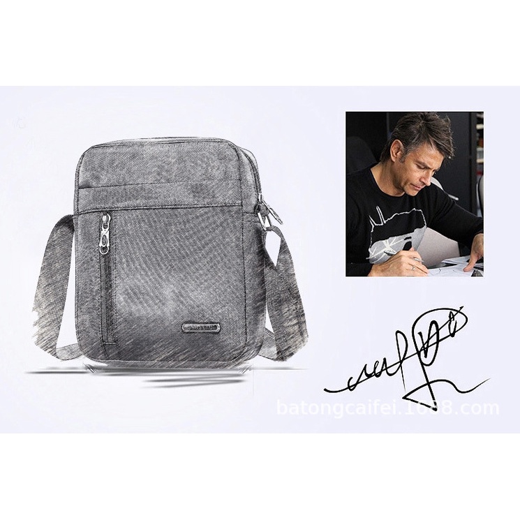 Túi Nam Đeo Chéo Mini Bag LEO Vải Oxford Cao Cấp Chống Nước Nhiều Ngăn Đa Năng T25 | BigBuy360 - bigbuy360.vn