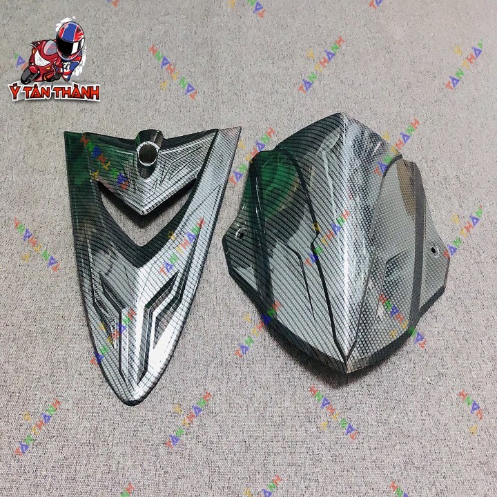 ốp đầu ốp nạ exciter 155 cacbon 0252