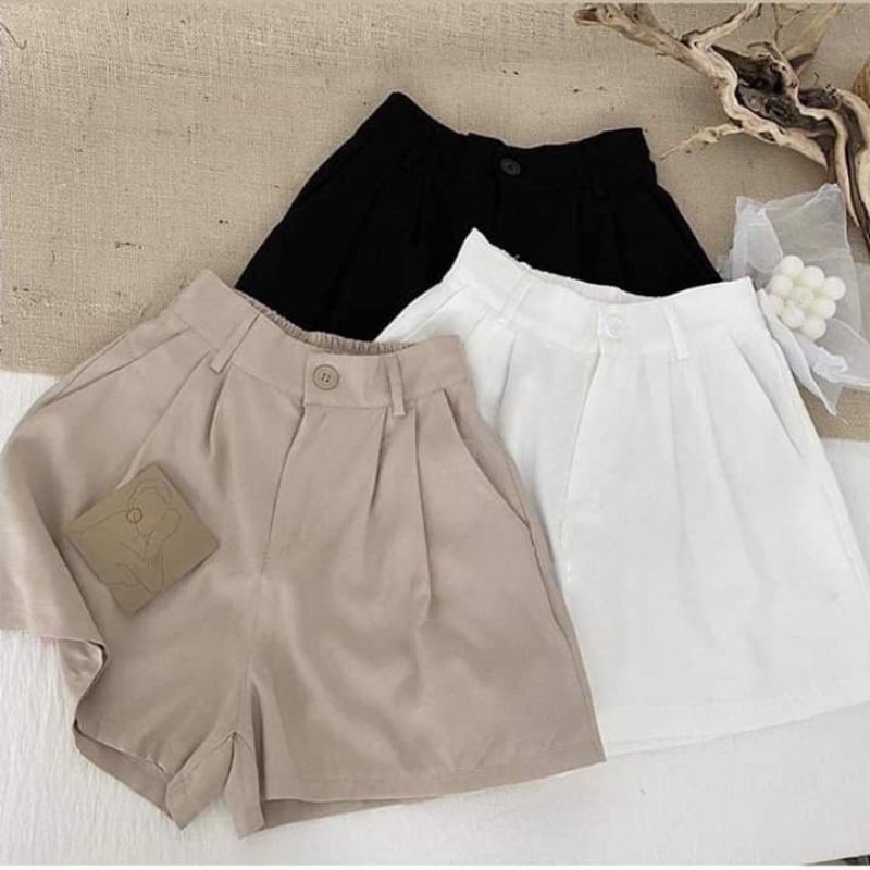 Quần Short Nữ Freesize, Quần Đùi Lưng Thun Chất Vải Tuyết Mưa Năng Động, Trẻ Trung M0199