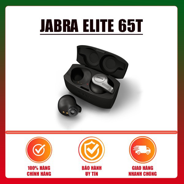 GIÁ SIÊU YÊU Tai Nghe Bluetooth Jabra Elite 65t Titanium Black True Wireless Earbuds SALE