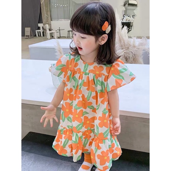 Váy thô hoa Melisa-HÀNG SALE KO ĐỔI TRẢ