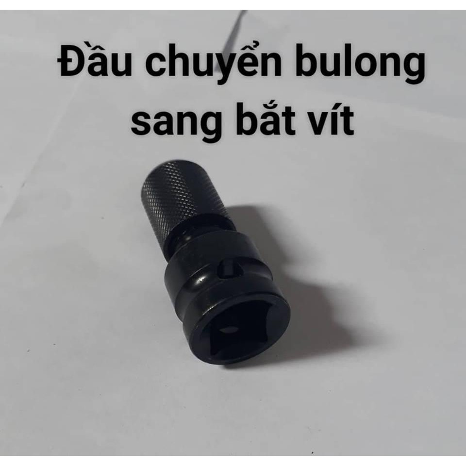 Combo 2 Đầu chuyển đổi bulong sang bắt vít lục giác 6.35mm