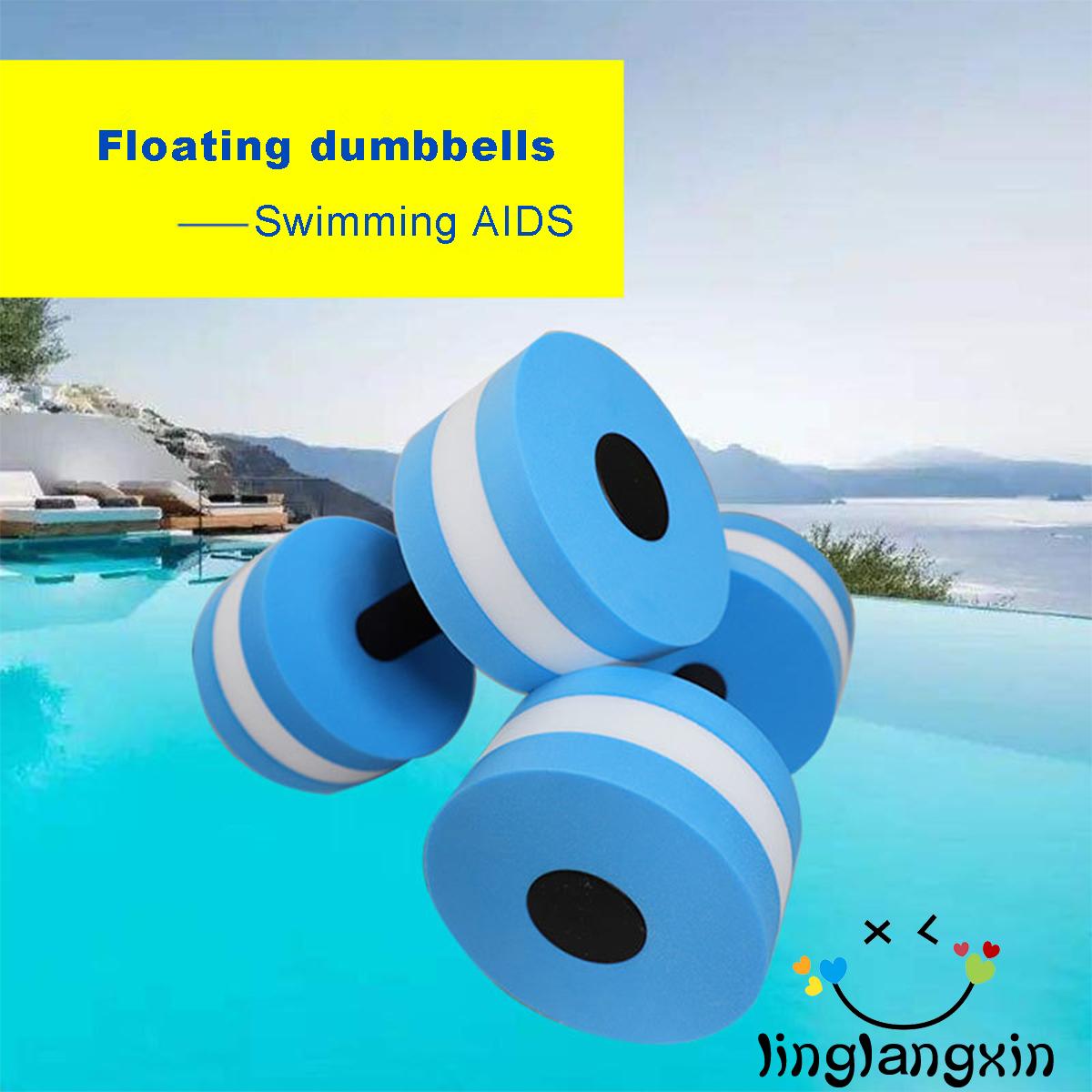 ❀Strawberries❀-2PCS Water Aquatic Barbell EVA Aerobics Dumbbell Pool Aqua Fitness Exercise Medium