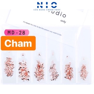 CHAM trang trí móng mạ ánh kim