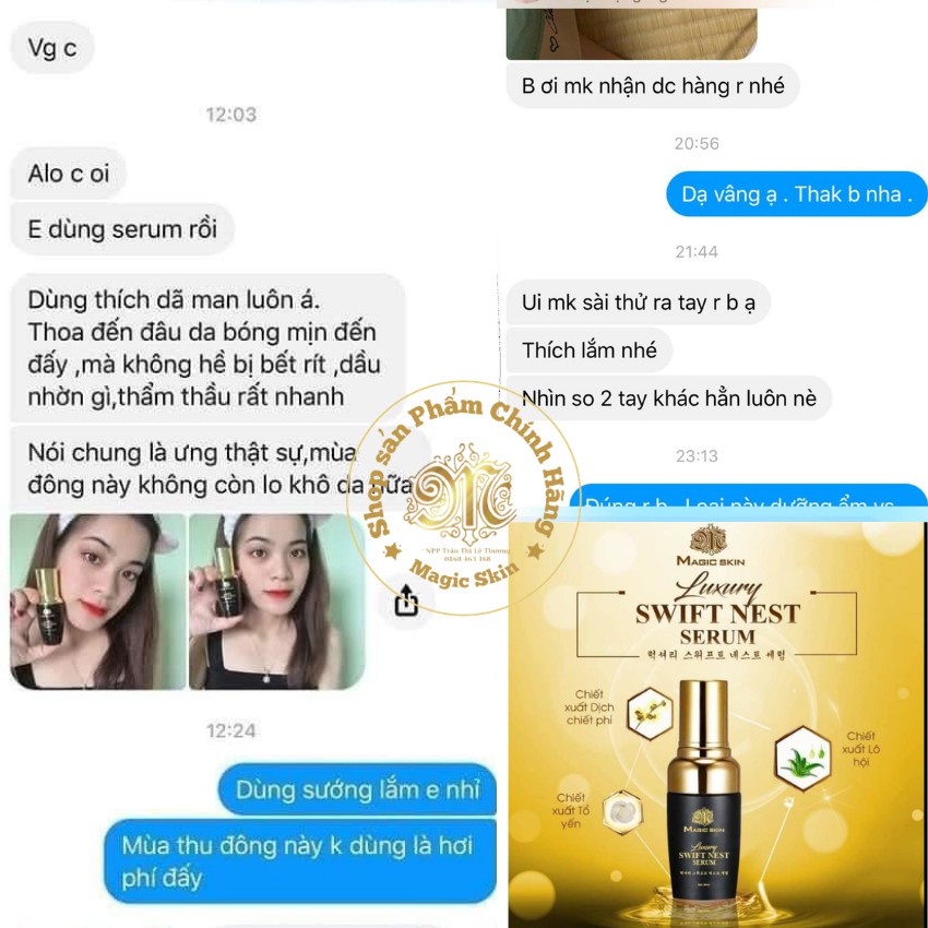SERUM YẾN TƯƠI SIÊU CĂNG BÓNG _ MAGIC SKIN MẪU MỚI 2020 | BigBuy360 - bigbuy360.vn