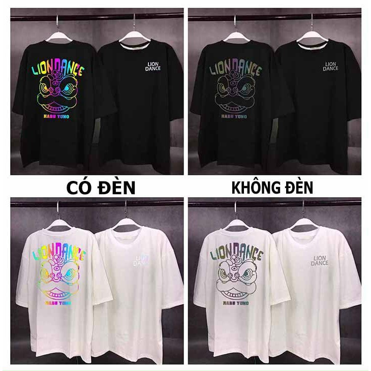 Áo phông phản quang IN HÌNH KÌ LÂN 7 MÀU cá tính SIÊU CHẤT HOT 2021