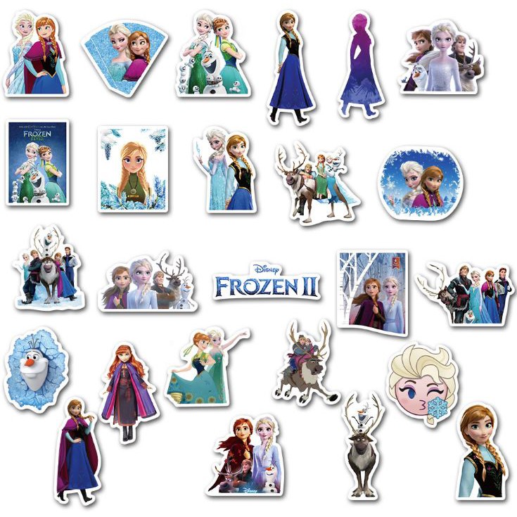 Sticker dán cao cấp PHIM HOẠT HÌNH FROZEN Cực COOL ms#43