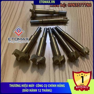 Bộ 7 mũi khoan khoét lỗ 2 cạnh đường kính từ 12mm - 35mm ( ETOMAX )