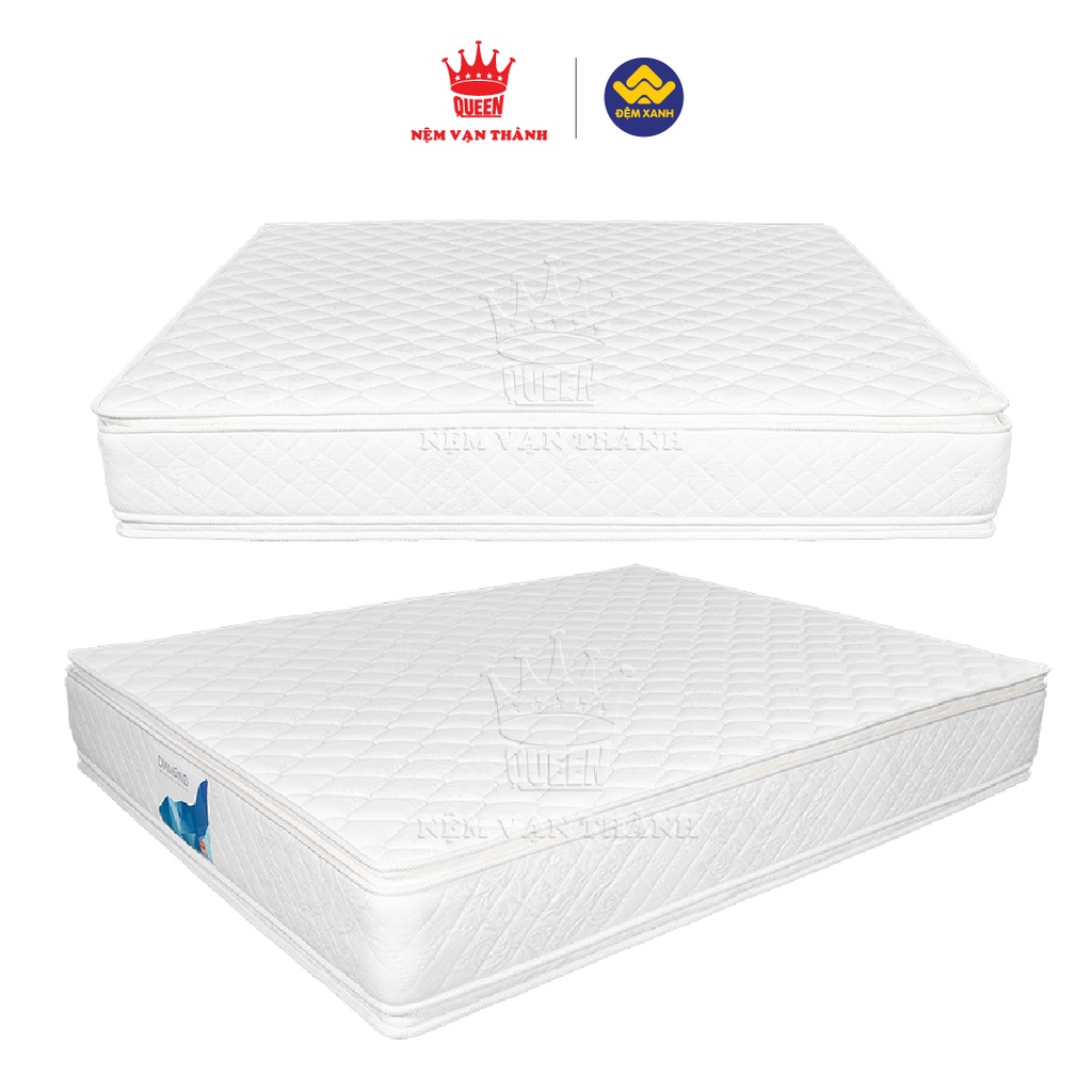 Đệm lò xo Vạn Thành cao cấp Diamond, lò xo túi độc lập, cao 30cm