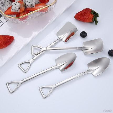Muỗng có đầu vuông bằng thép không gỉ tiện dụng độc đáo