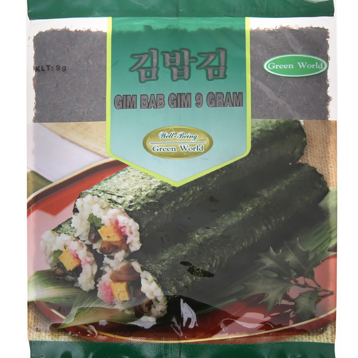 combo 5 gói rong biển làm cơm cuộn, sushi . Gói 4 lá