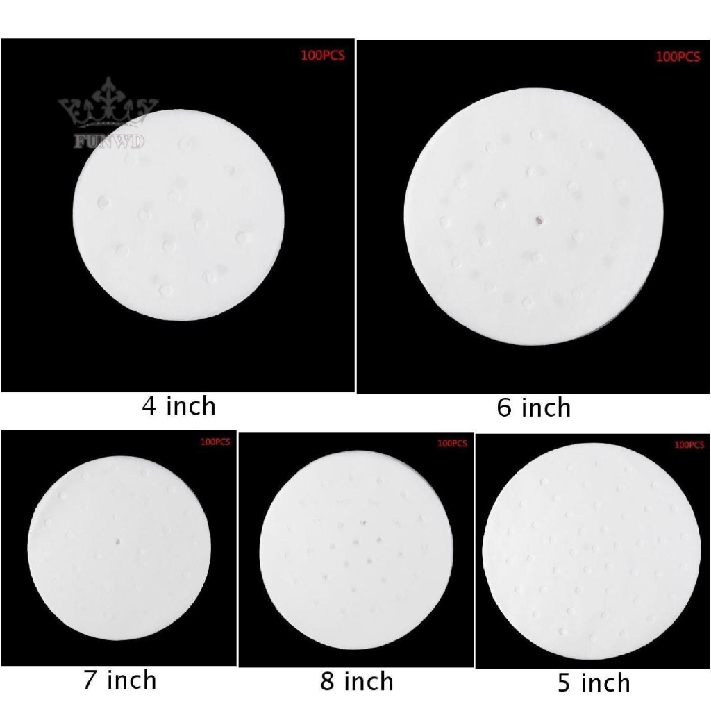 100 Miếng Giấy Lót Hấp Bánh Bao Chống Dính