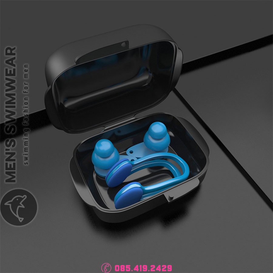 Bộ kẹp mũi, nút tai đồ bơi cao cấp