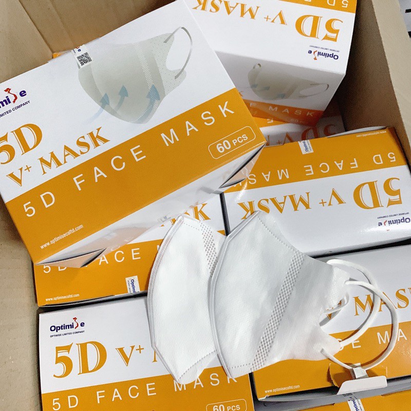 Khẩu Trang 5D V+ Mask Hàng Công Ty Optimise