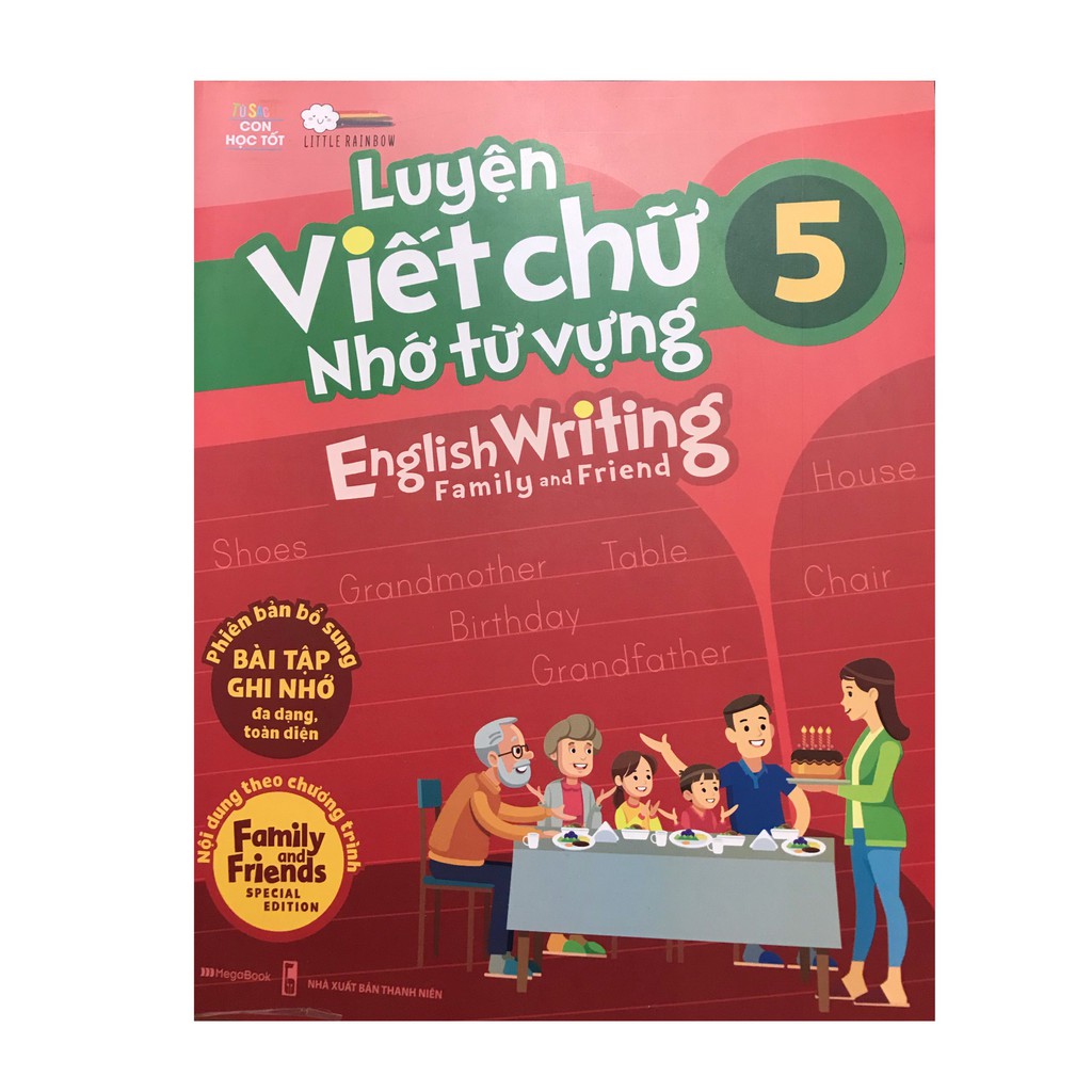 Sách - Luyện viết chữ nhớ từ vựng - English Writing family and friend 5