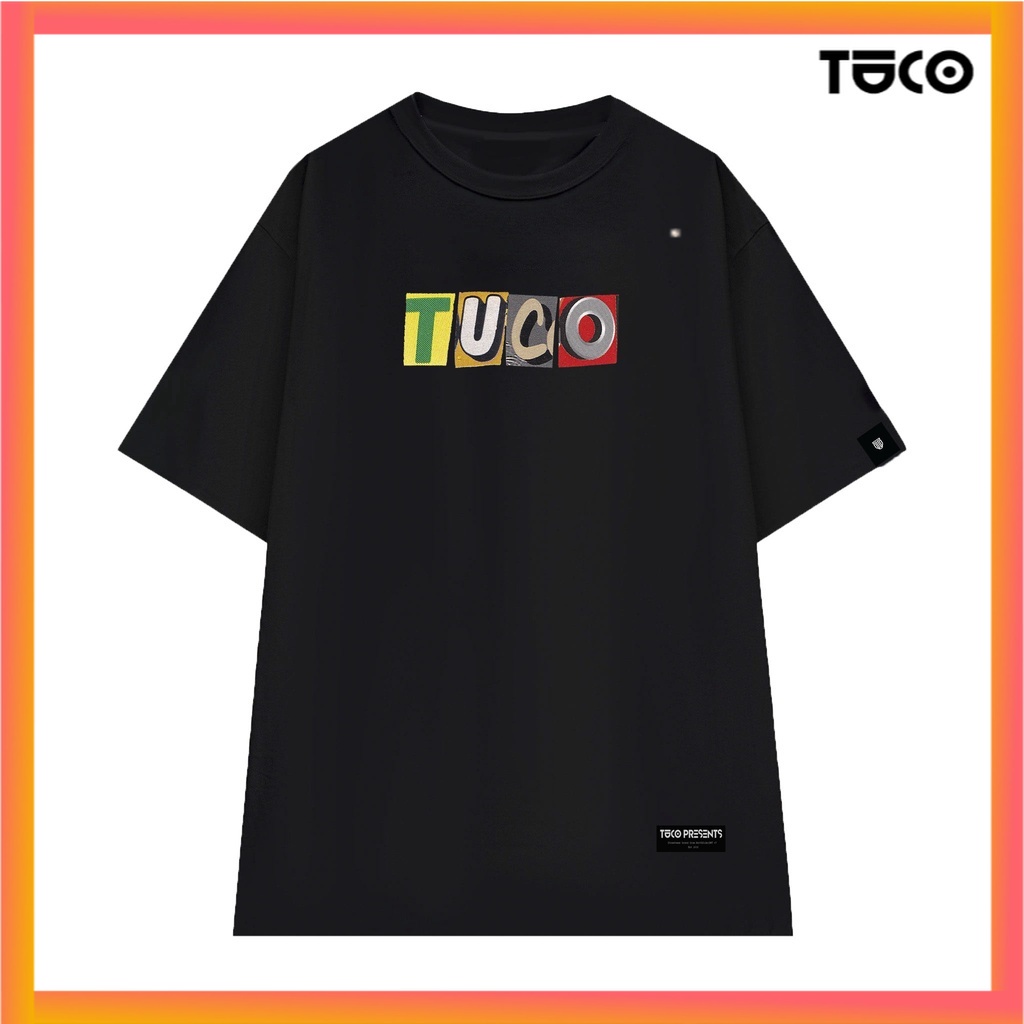 Áo thun Unisex TUCO Basic Tee phông cotton CUT LETTER nam nữ tay lỡ oversize form rộng nhiều màu