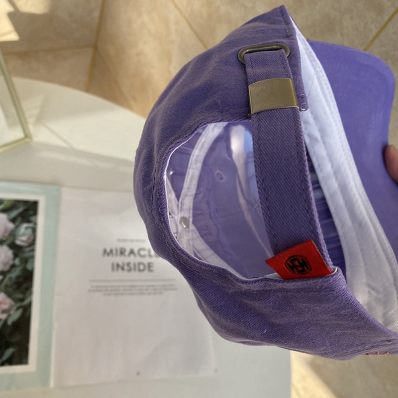 Mũ Lưỡi Trai Thêu Hoa Màu Sắc Ngọt Ngào Phong Cách Hàn Quốc Cho Nam Nữ