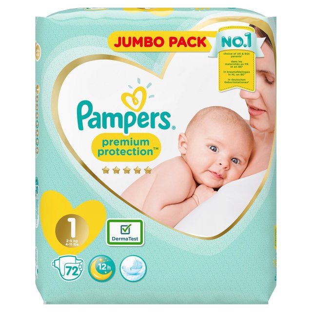 Bỉm dán Pampers premium protection nội 