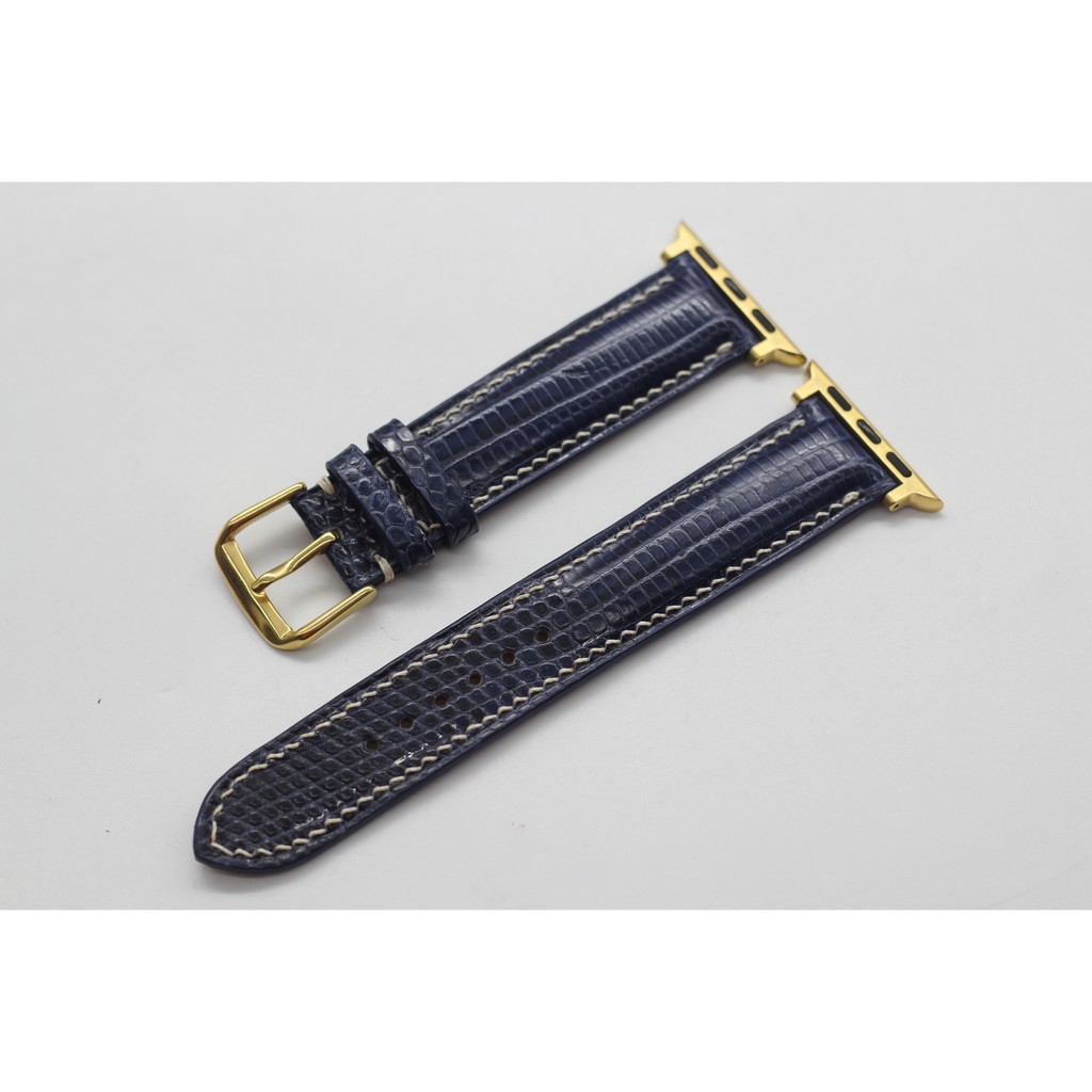 Dây Đeo Thay Thế Apple Watch , dây da Kỳ Đà HANDMADE , dành cho mặt 38-44mm BH 6tháng, sản phẩm đầy đủ phụ kiện đi kèm