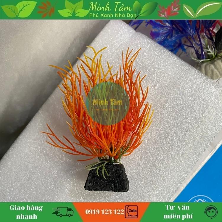 Cây nhựa trang trí bể cá - trang trí tiểu cảnh siêu đẹp giá rẻ
