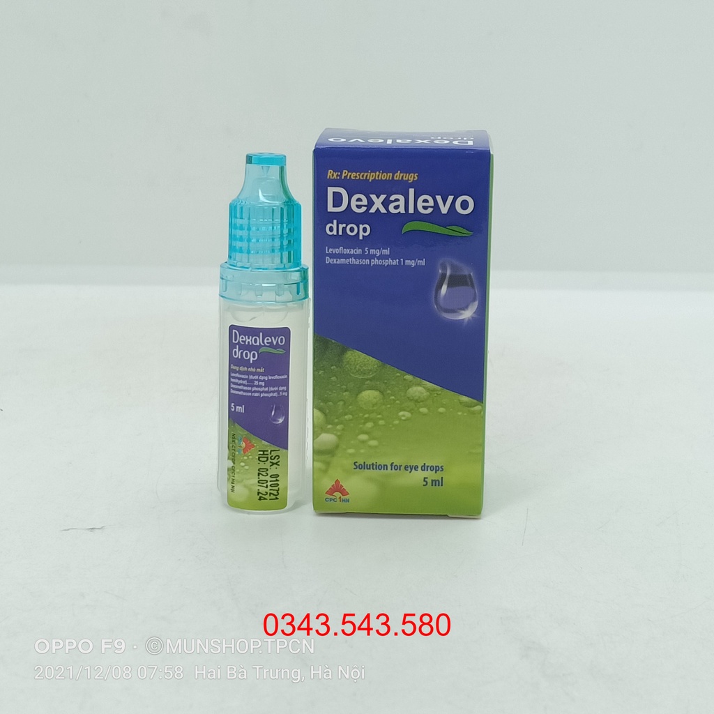 Dung dịch nhỏ mắt Dexalevo drop 5ml