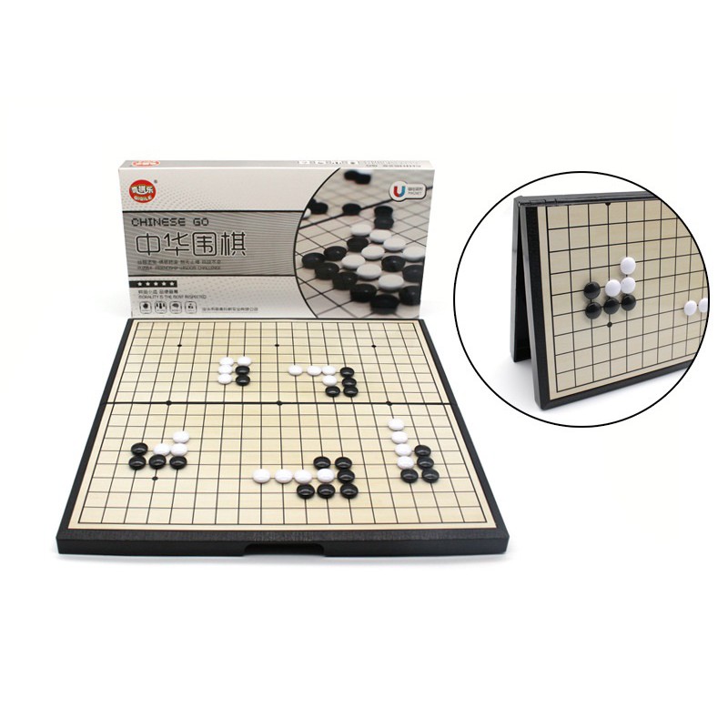 Cờ Vây Nam Châm Chất Lượng Cao 28x28x3cm Có Hộp Đựng Quân Cờ