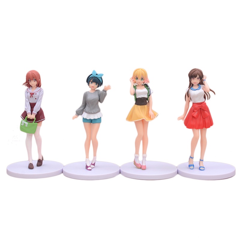 Mô Hình Nhân Vật Mizuhara Chizuru Nanami Mami Sakurasawa Sumi Sarashina Ruka 18CM