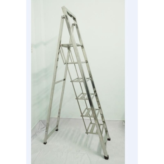 Thang inox xếp nhỏ gọn - inox 100% - chắc chắn đủ kích thước tại HCM