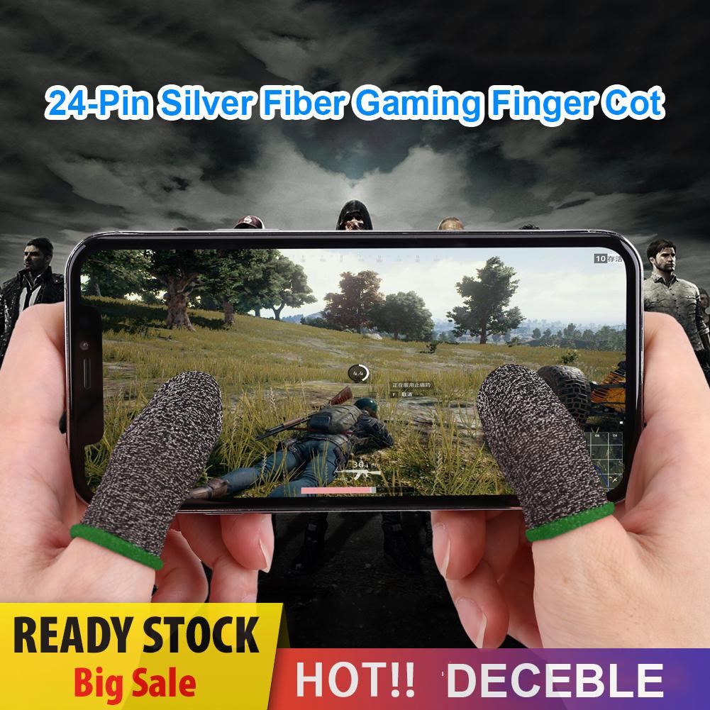 2 Bao ngón tay chơi game 24-mũi khâu chống trượt chống mồ hôi