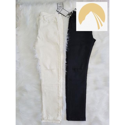 ️🤹️🎊 Quần Jeans Nam Đen Trắng Rách Gối Có size lớn (kèm ảnh thật) TCS05 - MUA NGAY ️🤹️🎊
