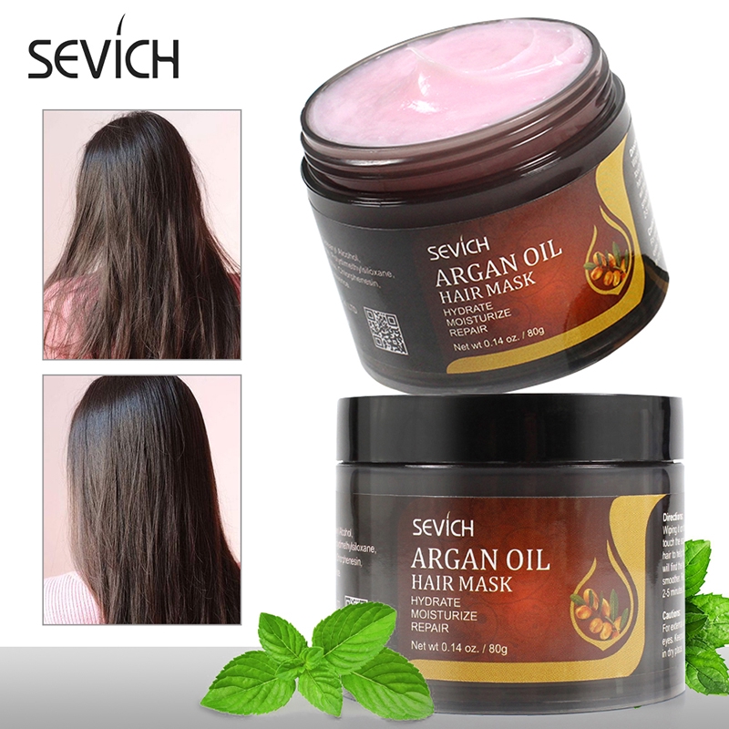 Combo Dầu xả 100ml , Kem ủ tóc 80g Sevich Smooth Dưỡng tóc khô xơ rối Công thức chuẩn salon Vào Nếp Suôn Mượt