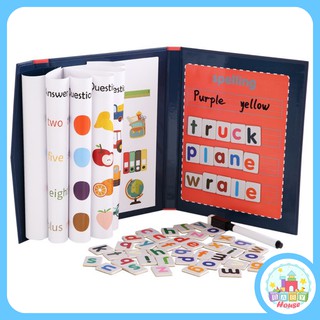 Bộ đồ chơi monss setori ghép chữ học tiếng anh cho bé the spelling game off the words