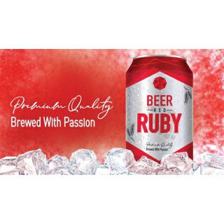 Bia red Ruby thùng 24 lớn x 330ml