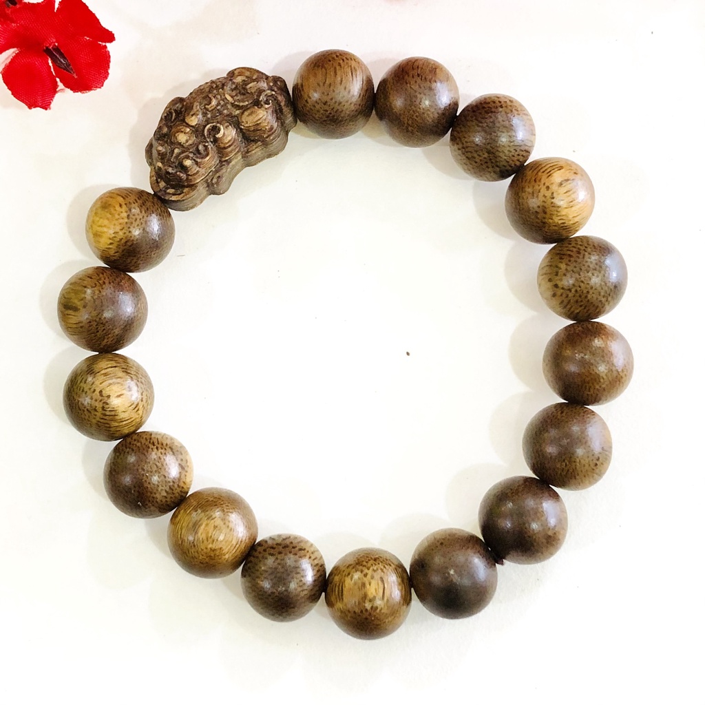 Vòng Trầm hương Tỳ Hưu Đực- Cho Nam