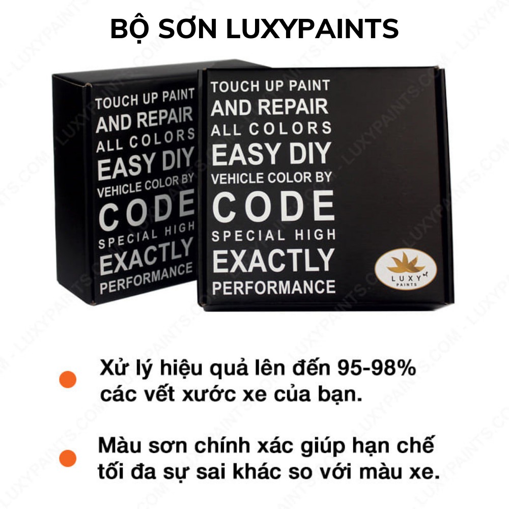 Sơn Xe Ô Tô Màu Đen Trắng Đỏ Bạc Vàng Xanh Nâu Xám, Bộ Sơn Xóa Vết Xước Xe Oto Đủ Các Dòng Xe Hiệu Quả Cao Dễ Sử Dụng
