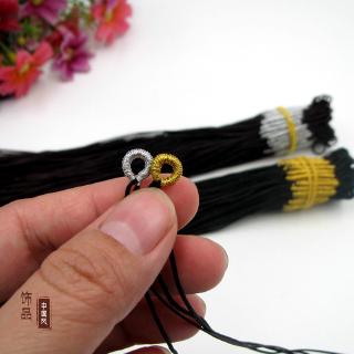 Vòng kéo dệt tay nguyên chất xung quanh sợi vàng Chủ đề vàng Tự làm cao cấp Phụ kiện trang sức Trung Quốc Cuộn dây thắt nút giả Vòng cổ Vòng đeo tay Phụ kiện mặt dây chuyền Vòng tay cuộn dây liên kết Chủ đề bạc Chủ đề vàng DIY