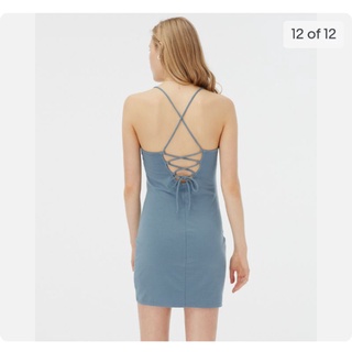 Đầm cổ yếm đan dây lưng Aeropostale VNXK đầm ôm mini body dress crisscross laceup back xuất khẩu dư xịn