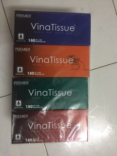 Khăn giấy lụa Vinatissue 180 tờ