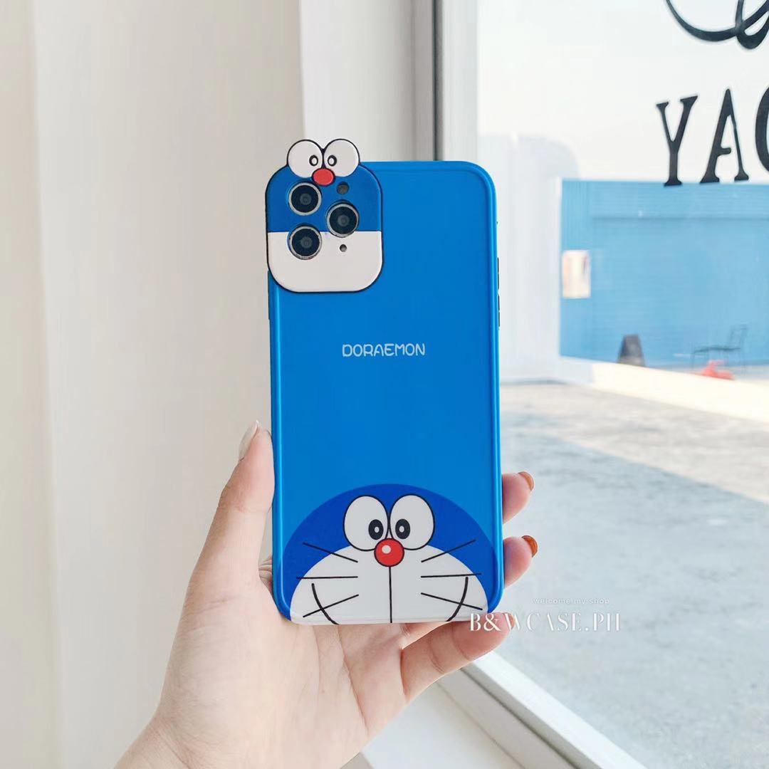 Hoạt Hình Ốp Điện Thoại Mềm Bảo Vệ Ống Kính Máy Ảnh Hình Voi Doraemon 3d Cho Iphone 12 11 Pro Max Ix Xs Max Iphone 7 I8 Plus Xr Se2020