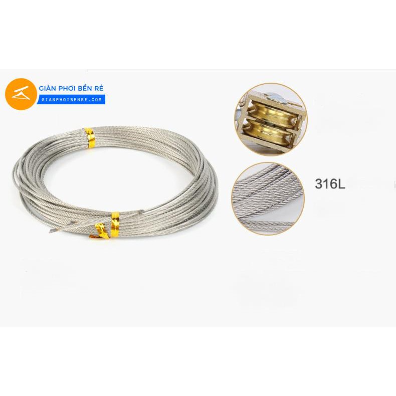 Dây cáp giàn phơi thông minh Hòa Phát Loại tốt