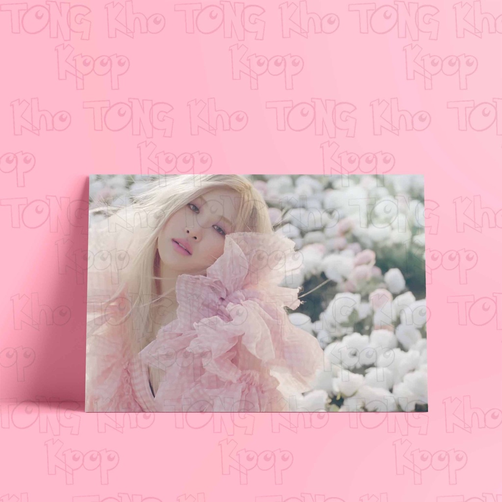 Tấm Poster cao cấp giấy 260gsm in hình ROSÉ  SINGLE ALBUM ảnh đẹp idol Kpop
