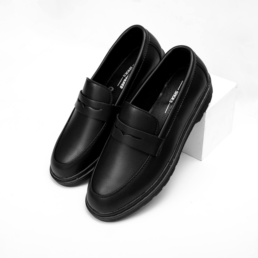 Giày Penny loafer da bóng, Giày Sơn Tùng đế tăng chiều cao 4cm