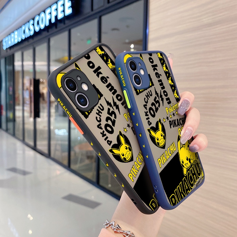 Ốp Điện Thoại Cứng Trong Suốt Viền Mỏng Họa Tiết Hoạt Hình Pikachu Dễ Thương Chống Sốc Cho Xiaomi MI POCO F3 Redmi K40 Pro