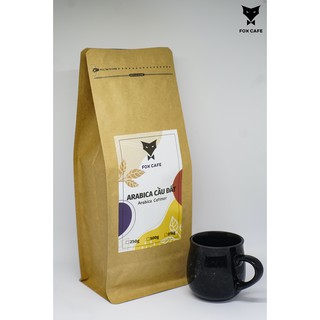 Cà phê Arabica Cầu Đất Catimor blend Typica FOX CAFE - Cafe đặc sản làm quà tặng, đồ uống, Cold Brew, Espresso 1kg