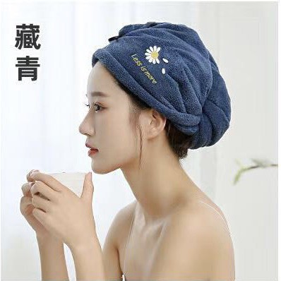 khăn quấn tóc nhanh khô siêu tốc, mũ lông trùm đầu lau tóc mau khô K1 - Suzy Store