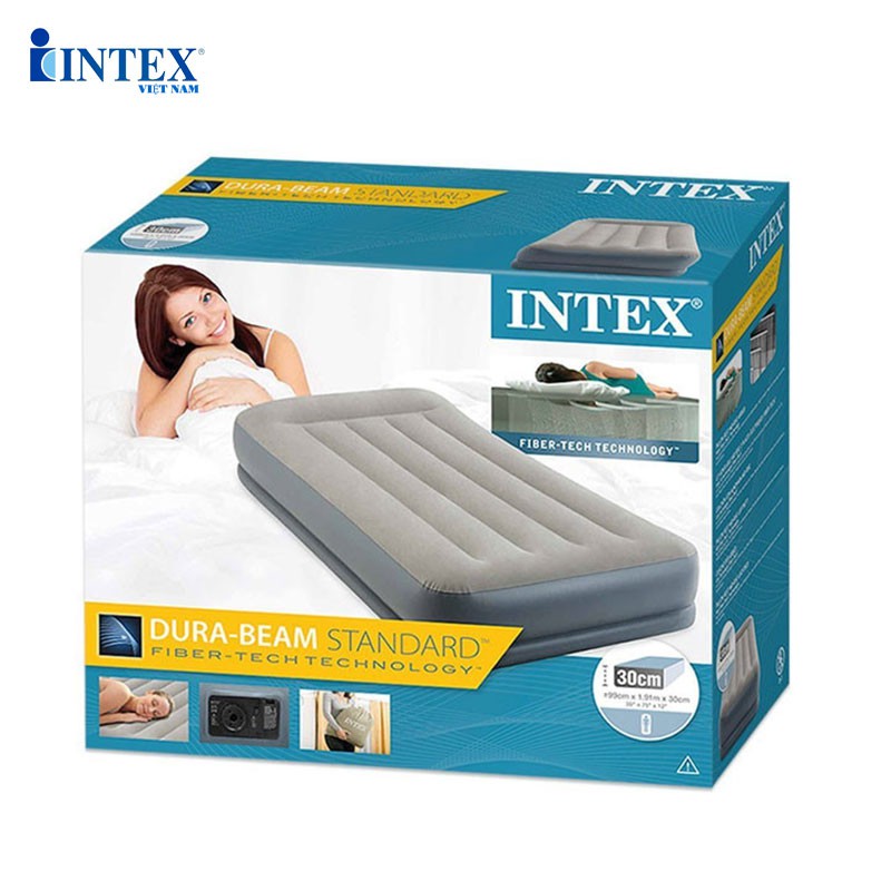 Đệm hơi đơn tự phồng công nghệ mới 99cm INTEX 64116